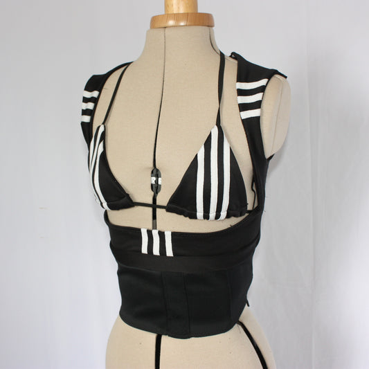 Adidas open front top