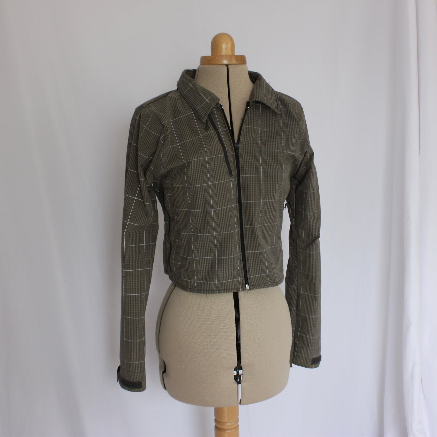Grey & reflective North Face jacket