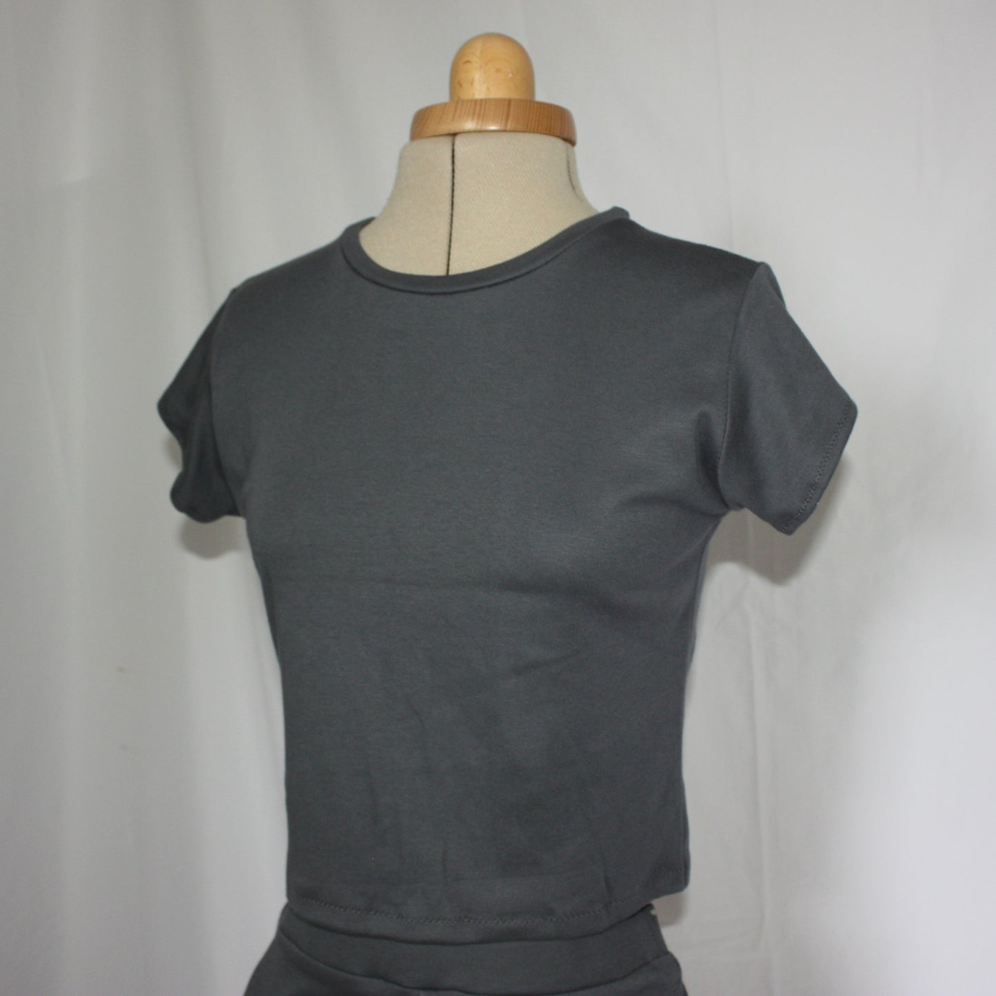 Charcoal Baby T & Shorts