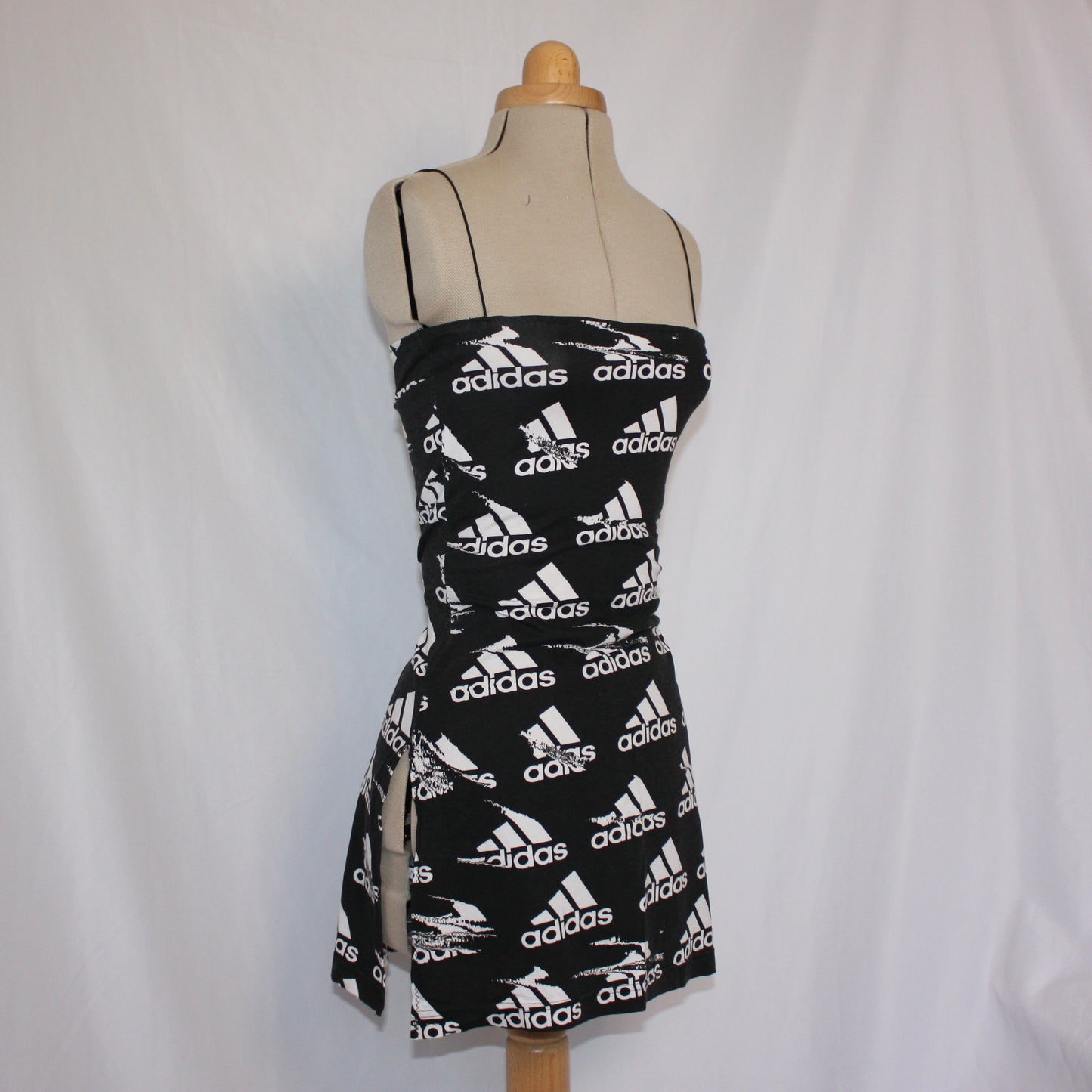 Adidas split sides mini dress
