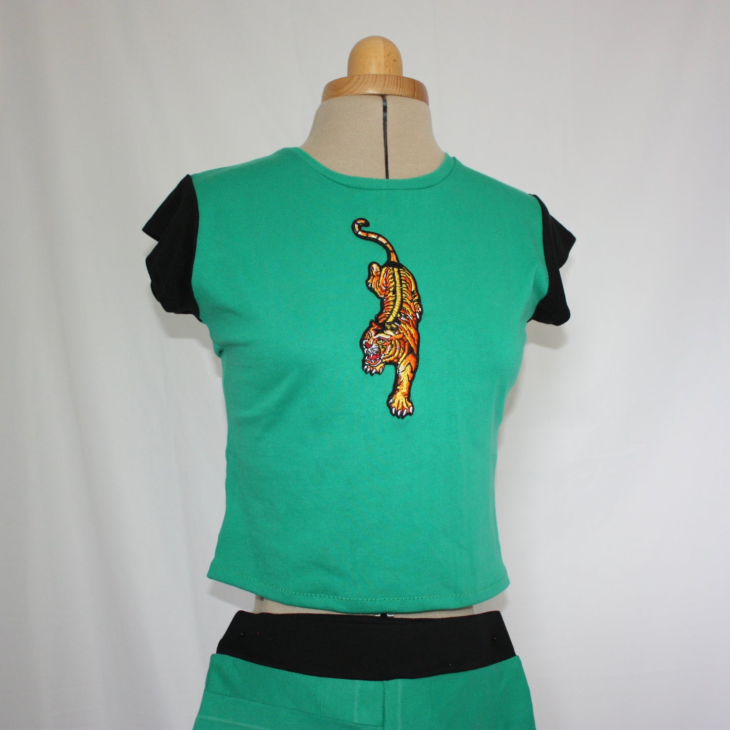 Green Tiger Baby T & shorts