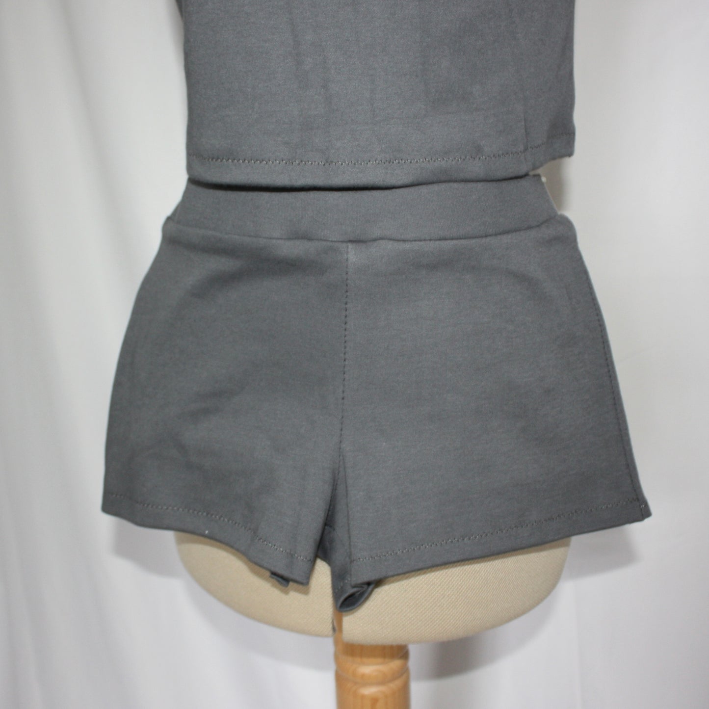 Charcoal Baby T & Shorts