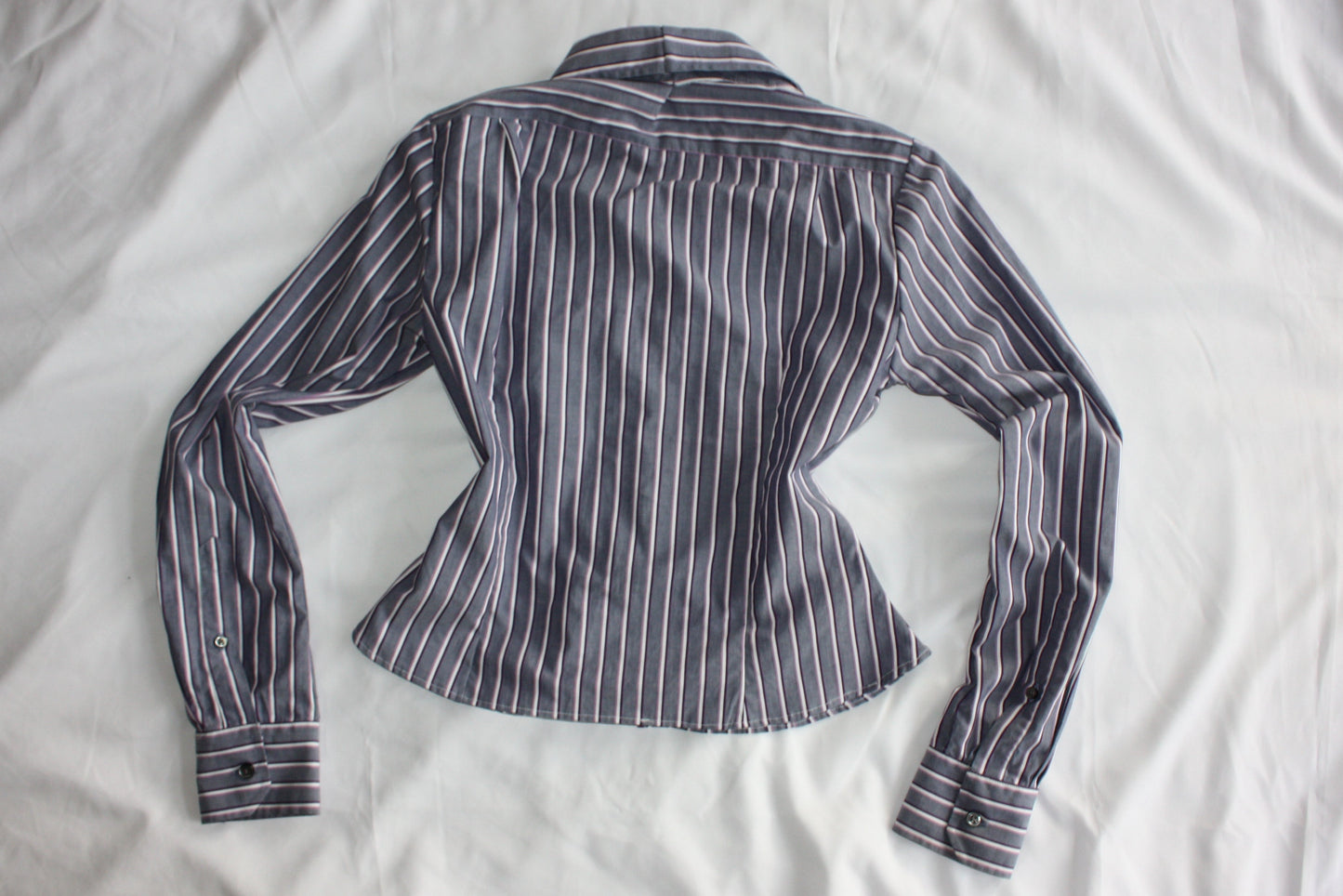 Pinstripe Purple Fitted Shirt