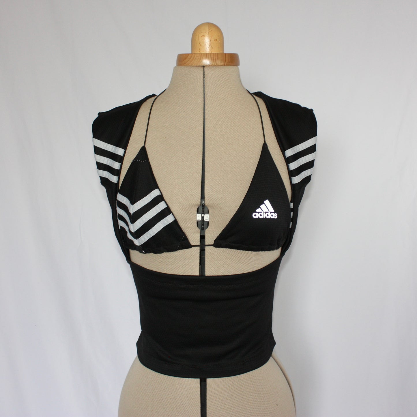 Adidas open front reflective top