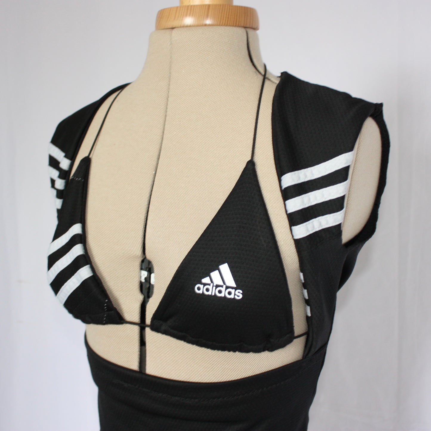 Adidas open front reflective top