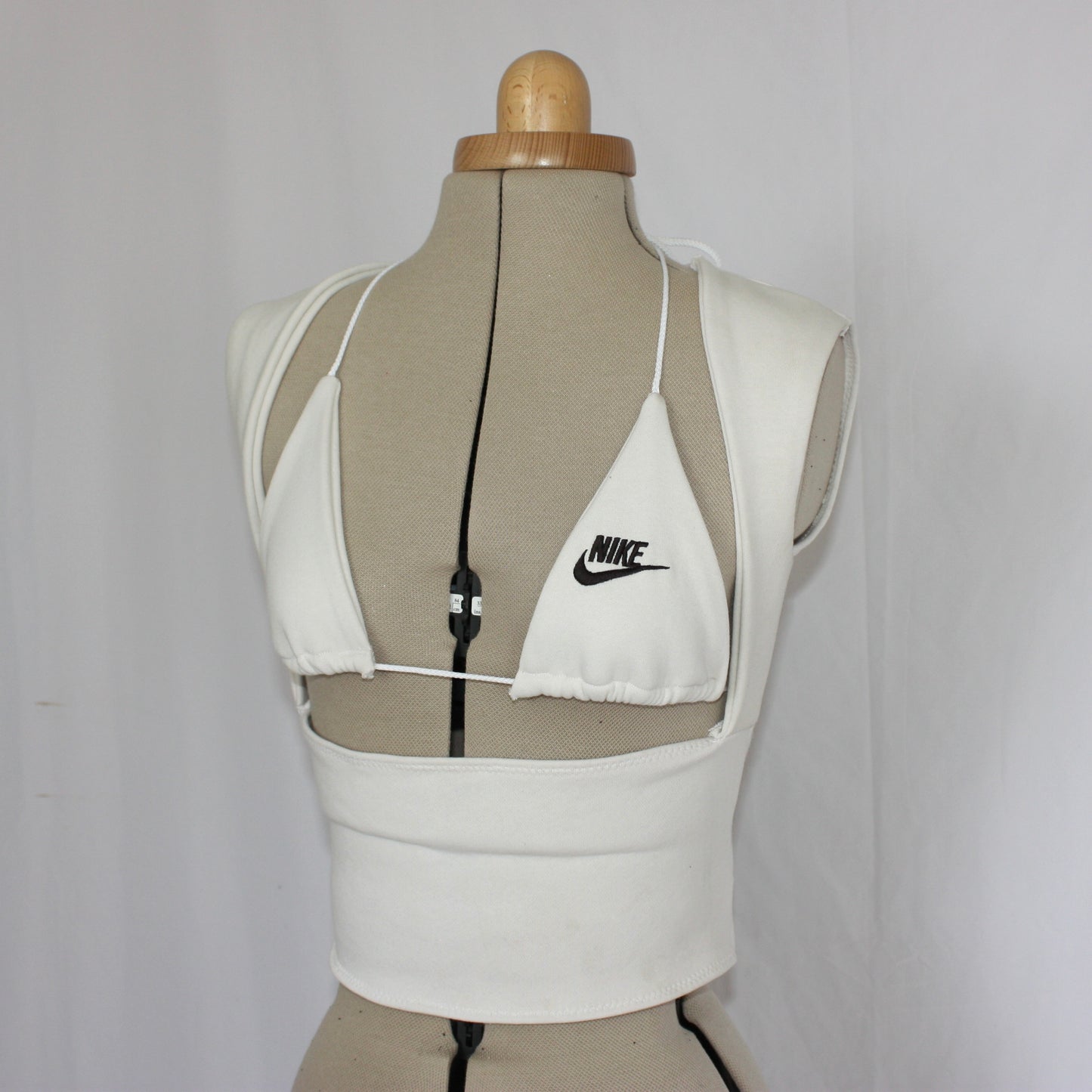 Adidas white open front top