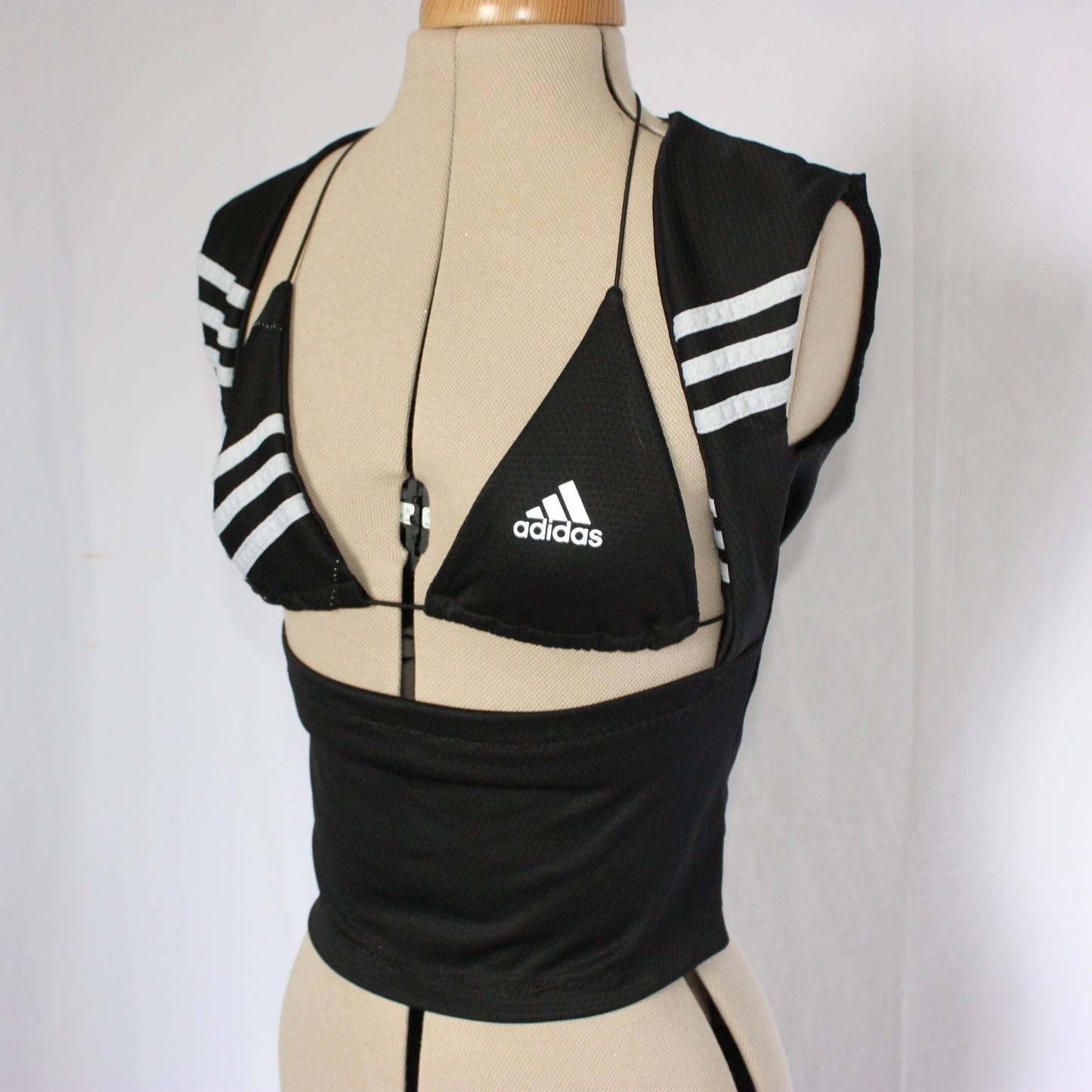 Adidas open front reflective top