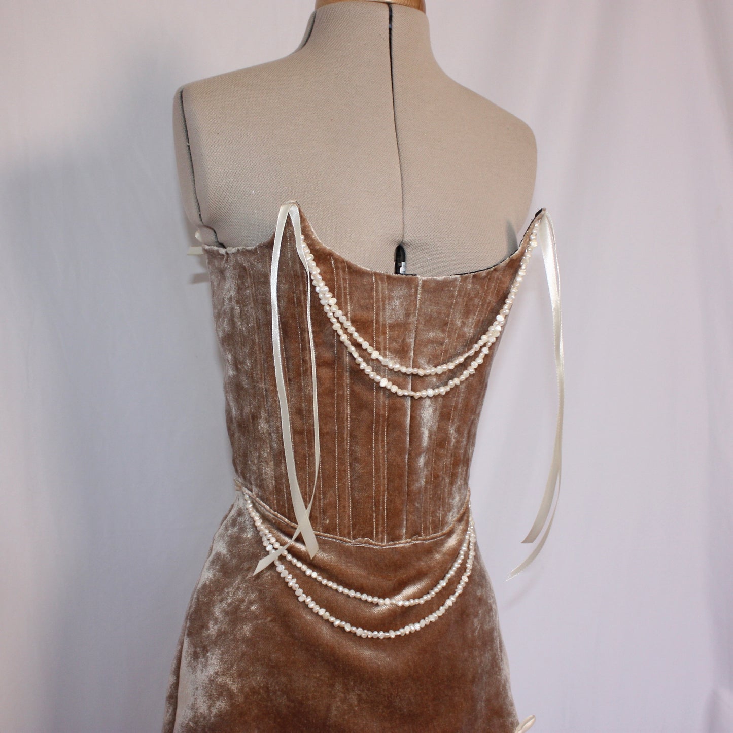 Caramel Pearl dress