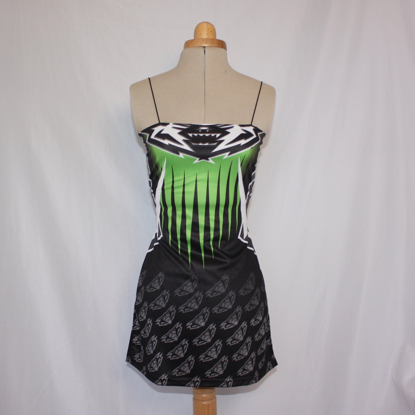 Motocross split sides mini dress