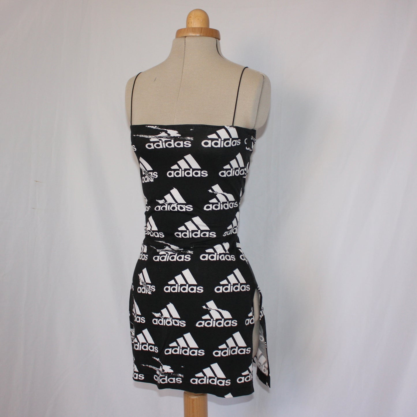 Adidas split sides mini dress