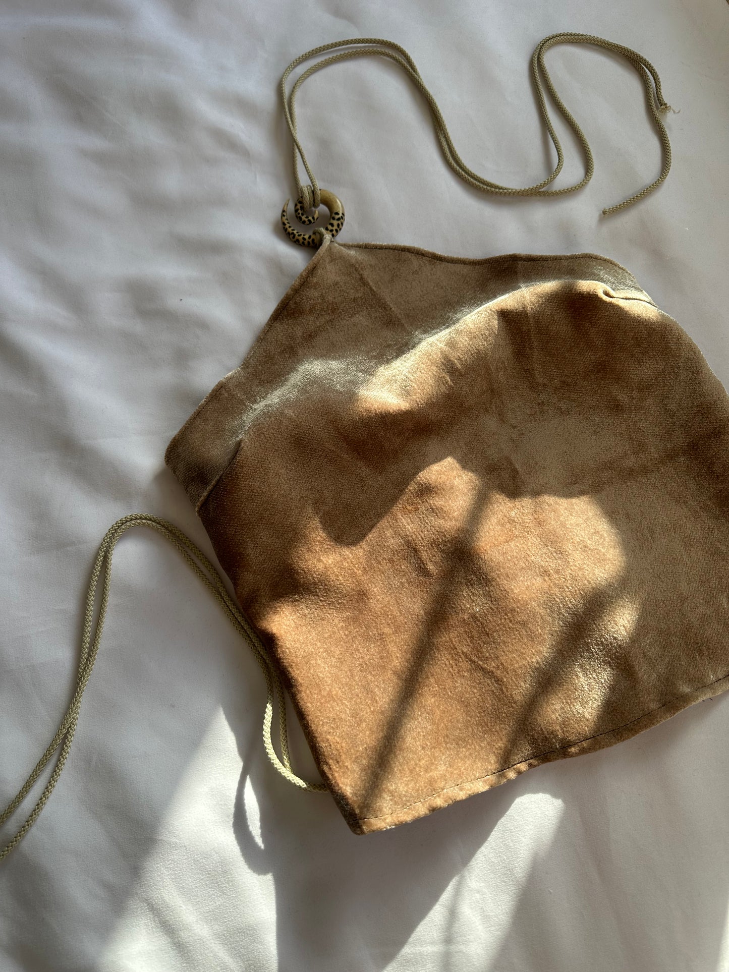 Velvet Halter Neck Top Gold