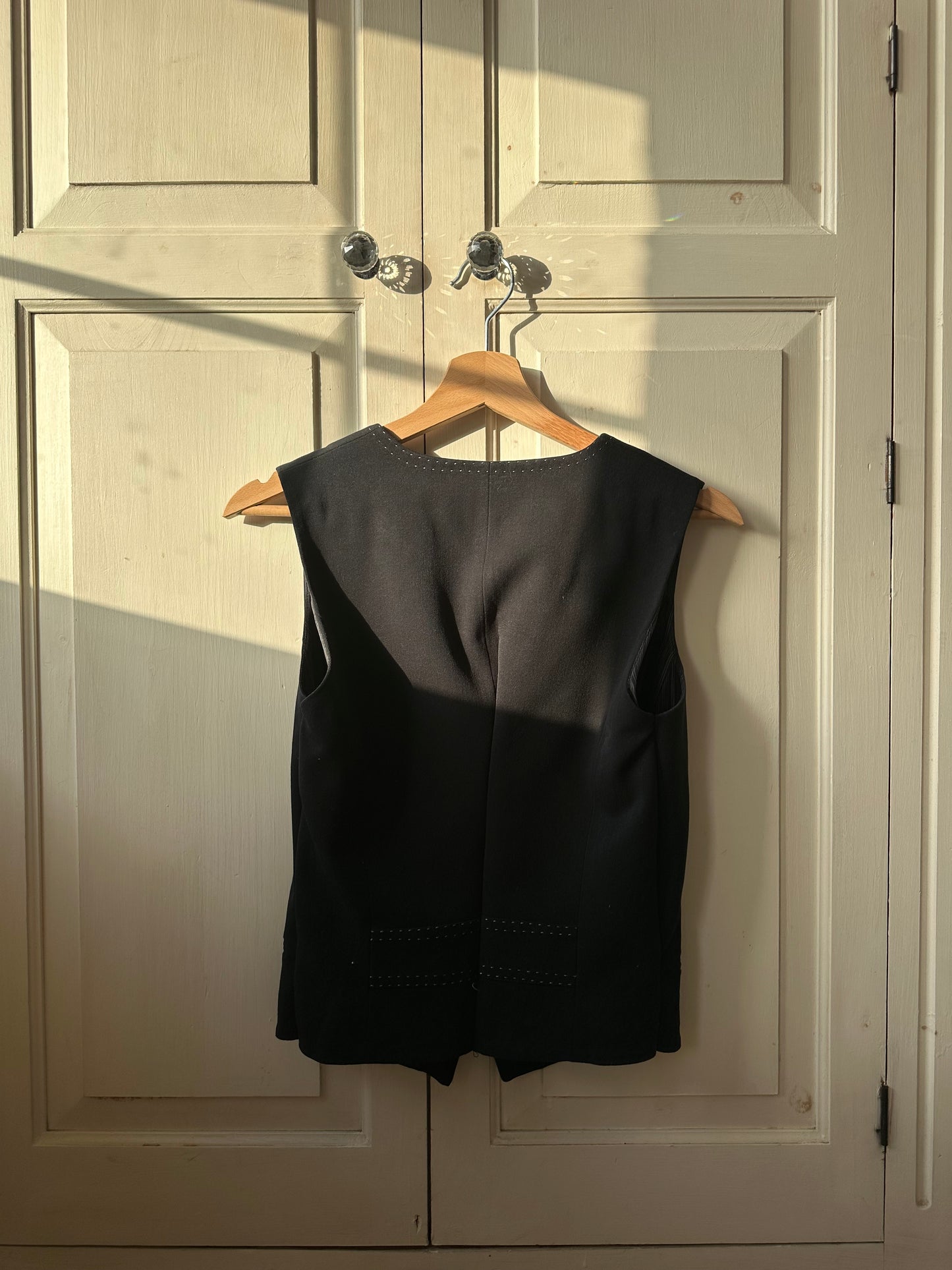 Fitted Waistcoat Navy