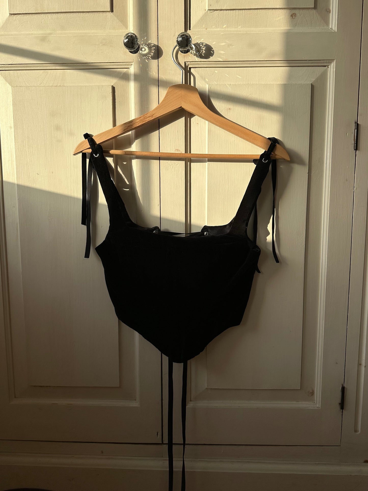 Velvet Corset Black