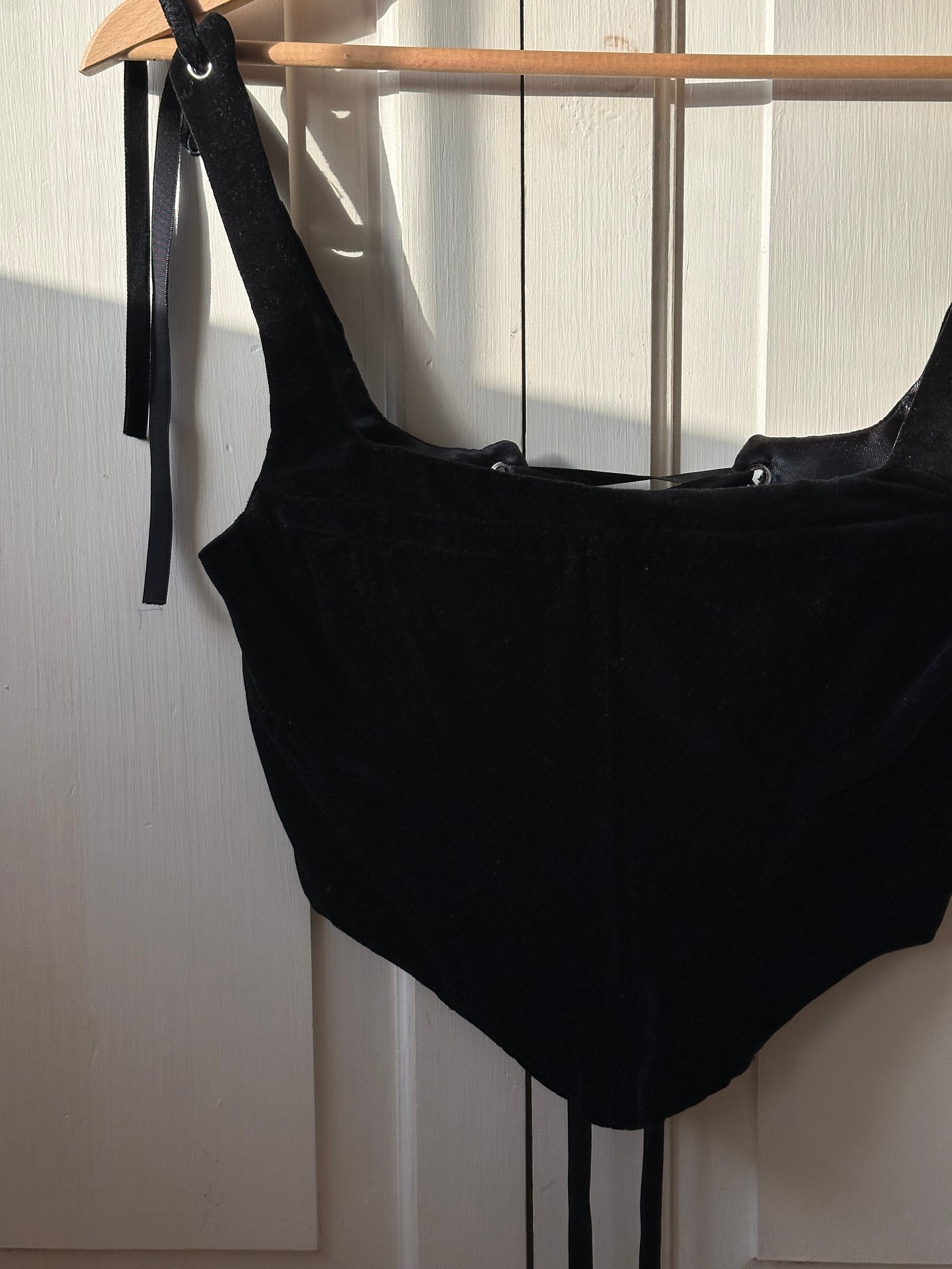 Velvet Corset Black