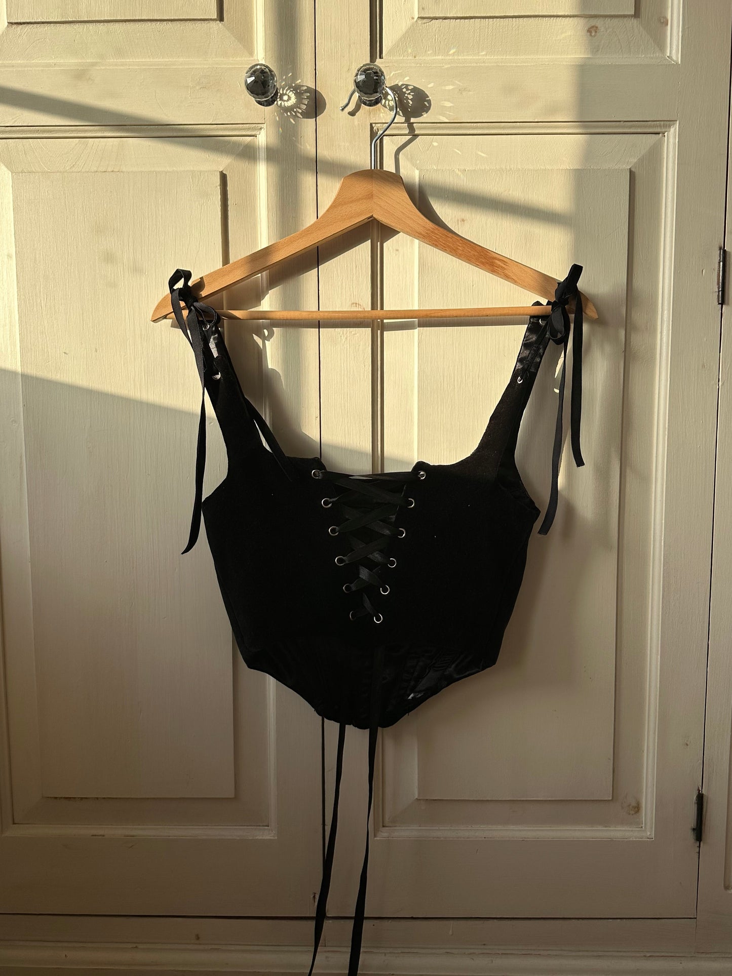 Velvet Corset Black