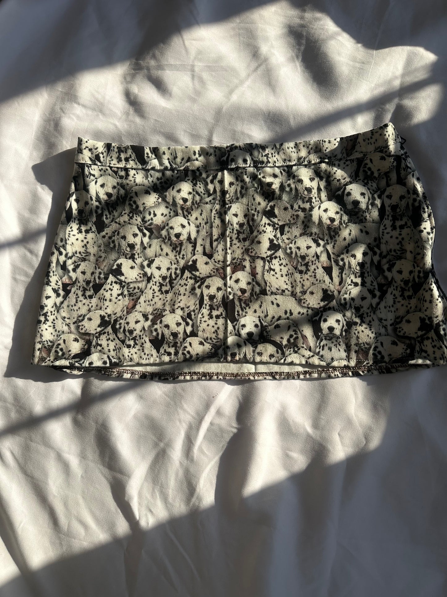 Dalmatian Print Mini Skirt