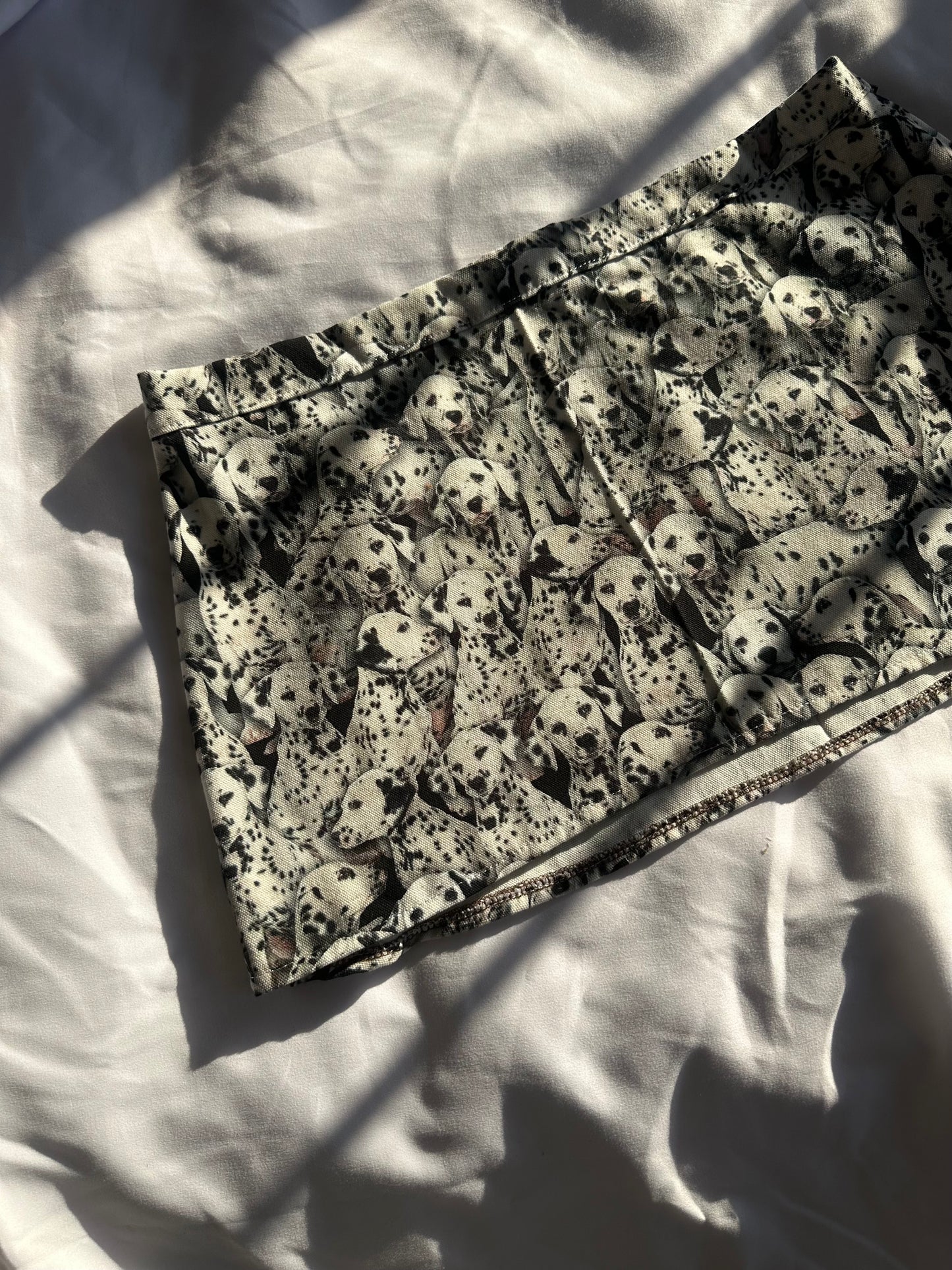 Dalmatian Print Mini Skirt