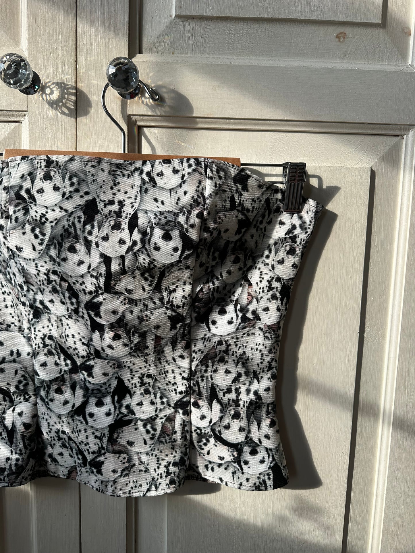 Dalmatian Print Strapless Top
