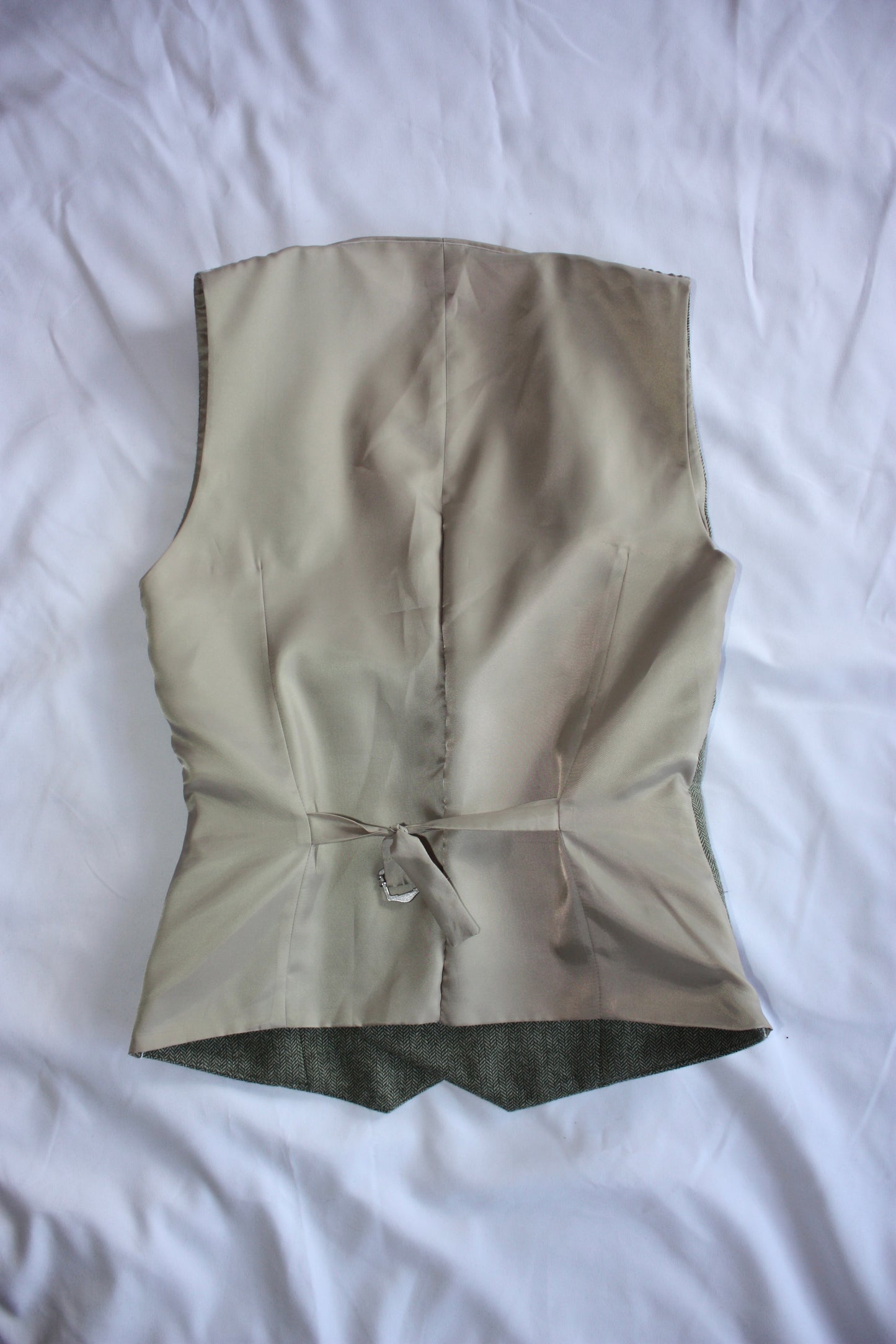 Fitted Waistcoat Khaki