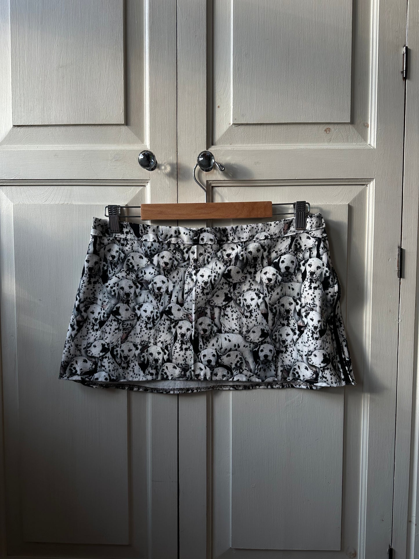 Dalmatian Print Mini Skirt