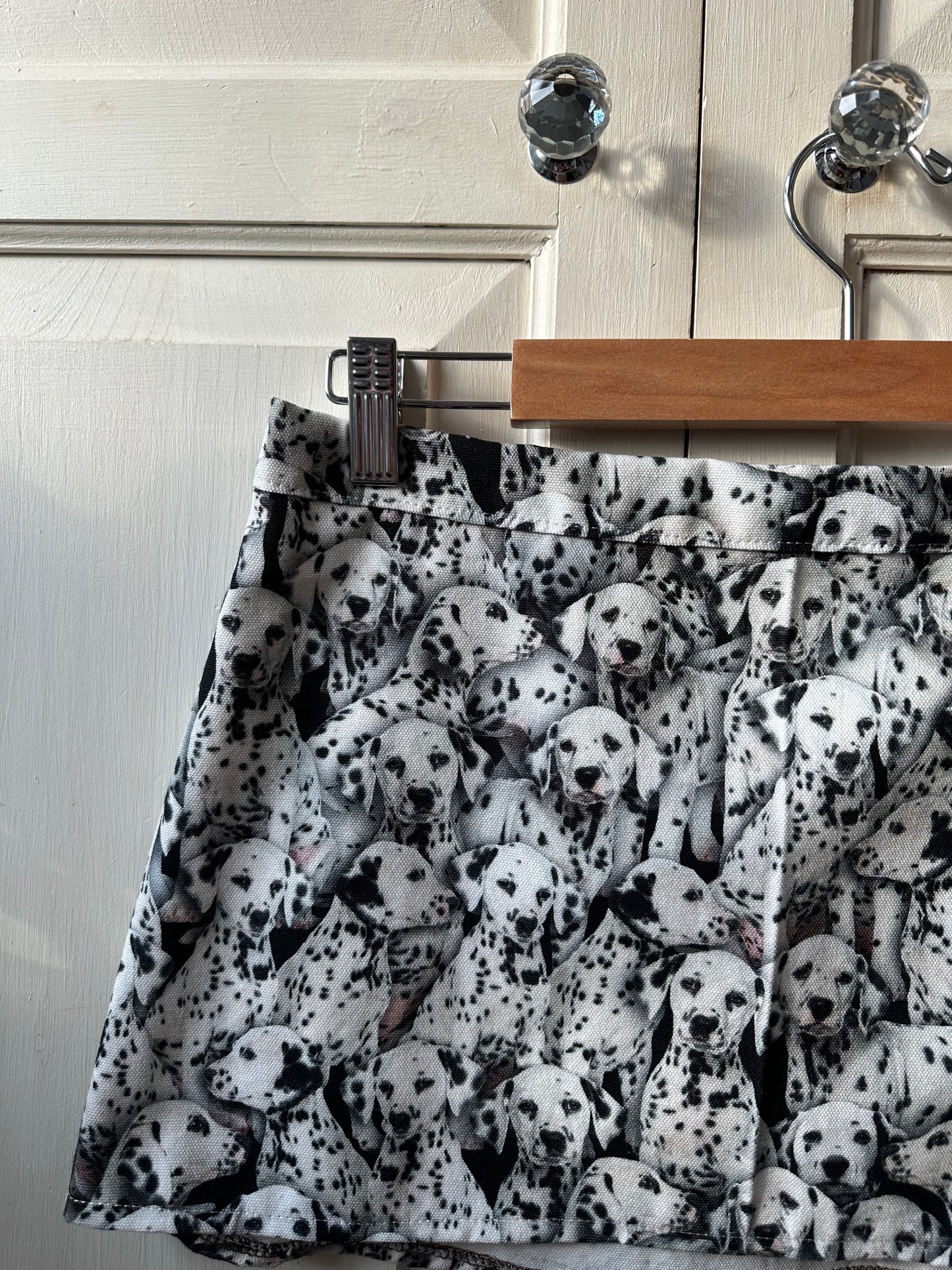 Dalmatian Print Mini Skirt