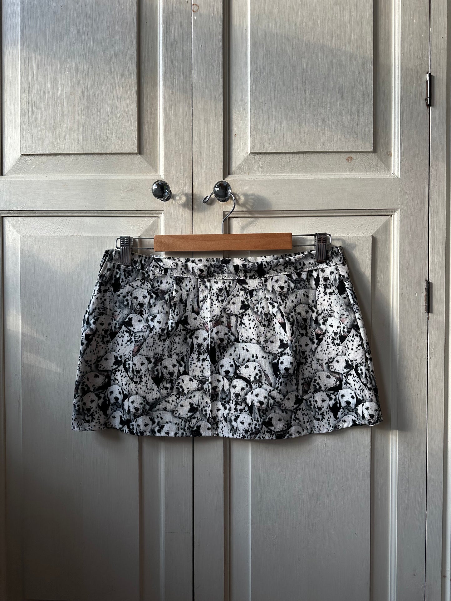 Dalmatian Print Mini Skirt