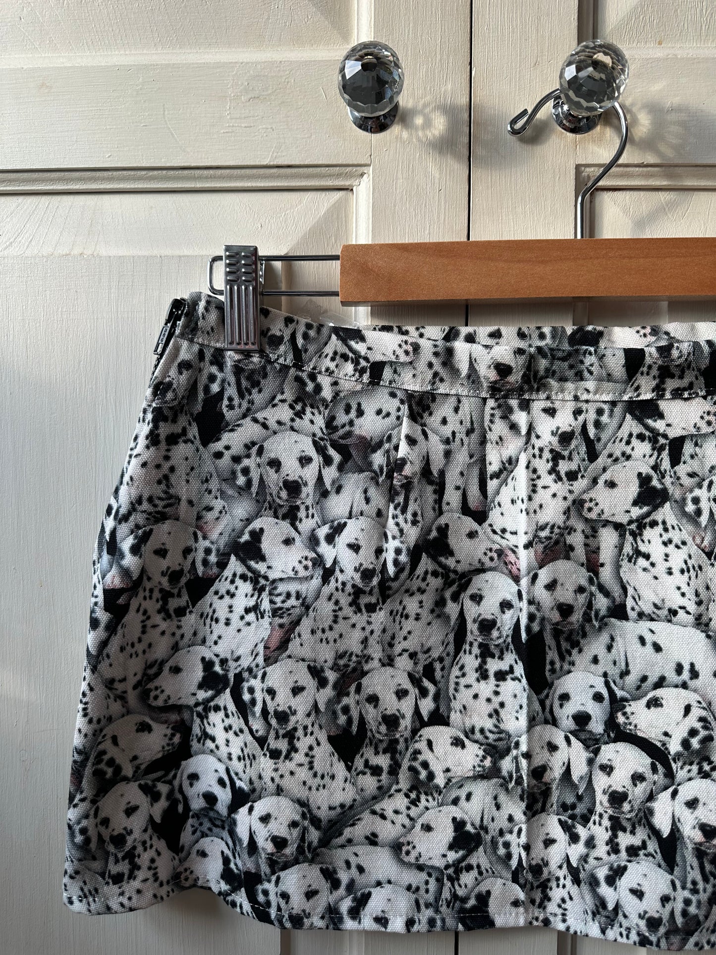 Dalmatian Print Mini Skirt
