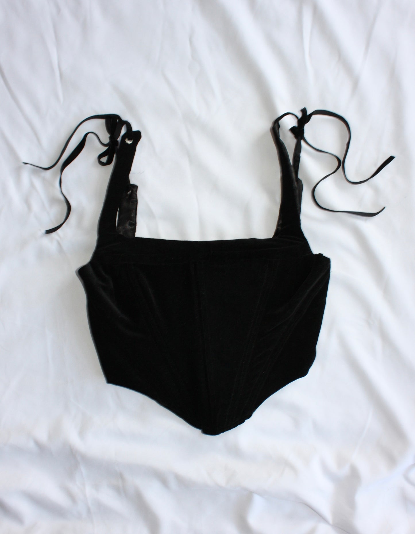 Velvet Corset Black
