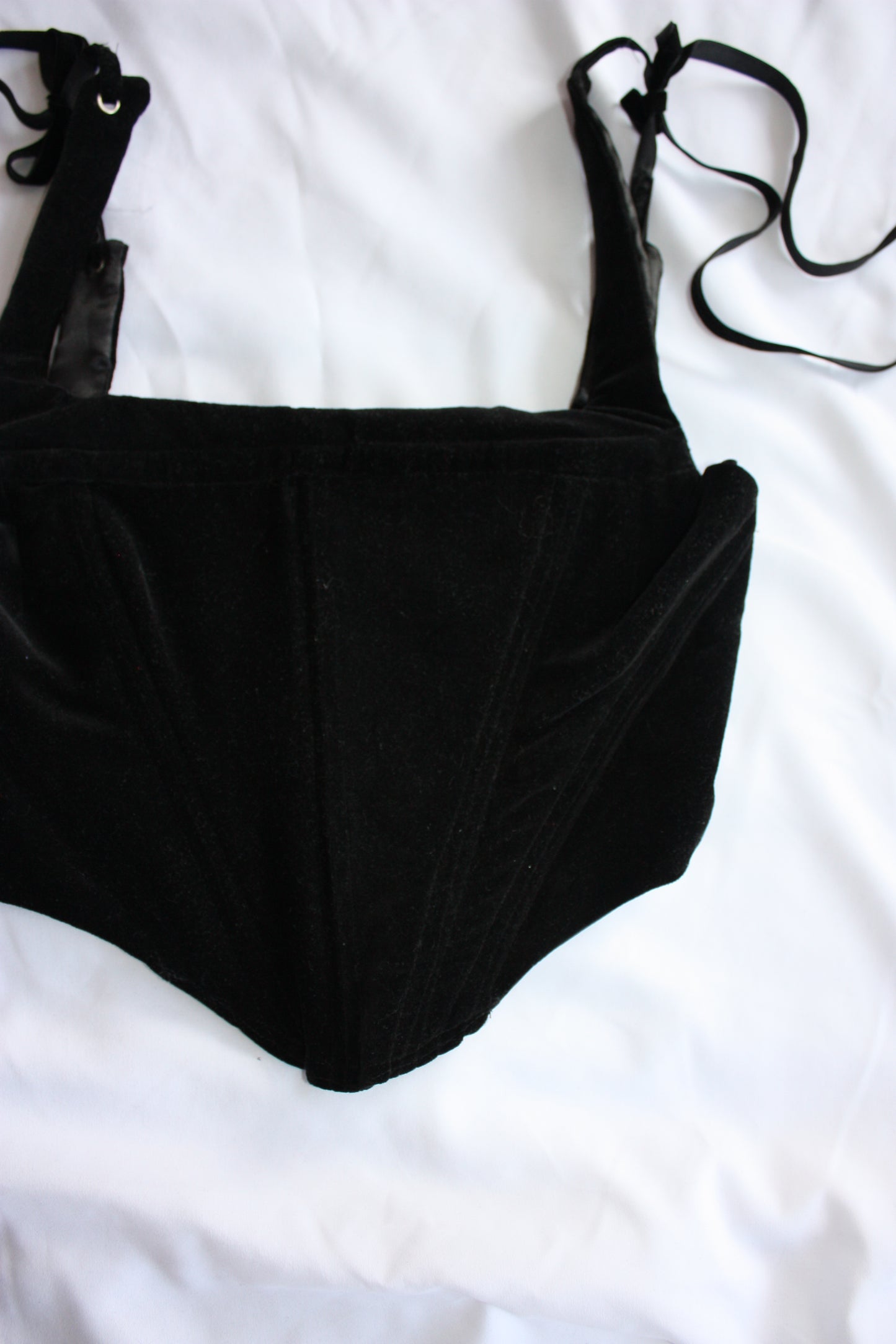 Velvet Corset Black