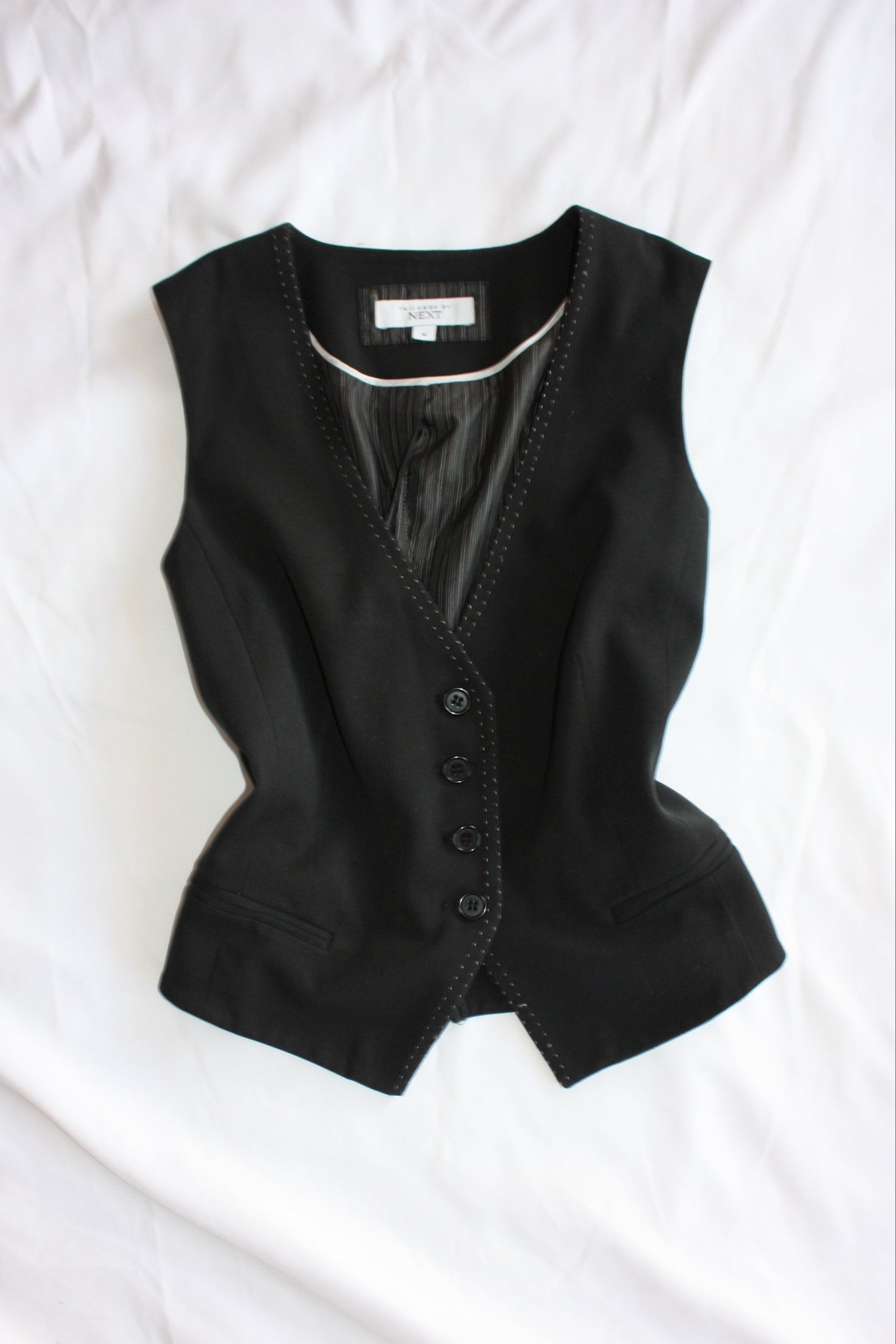 Fitted Waistcoat Navy