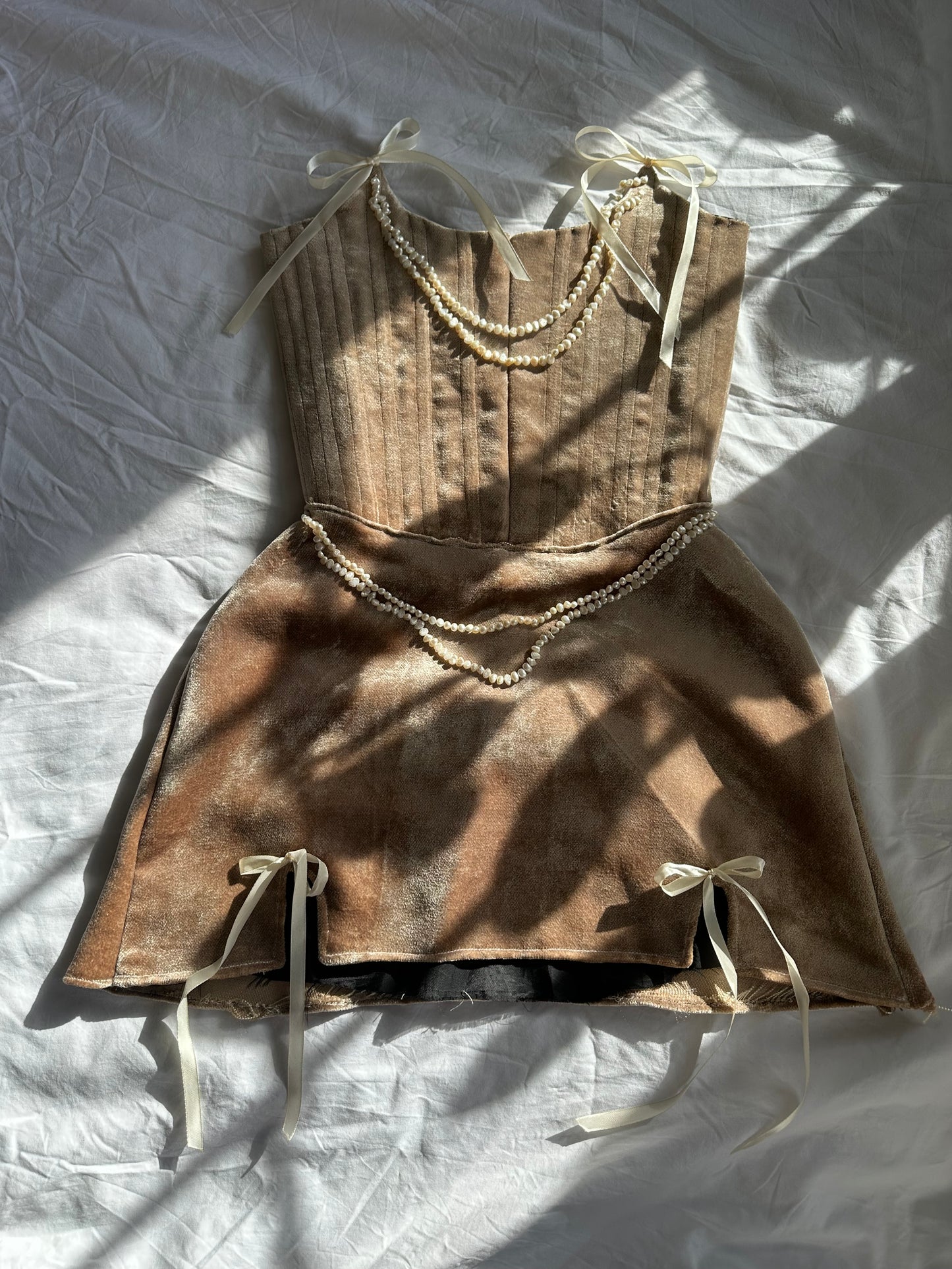 Caramel Pearl Dress