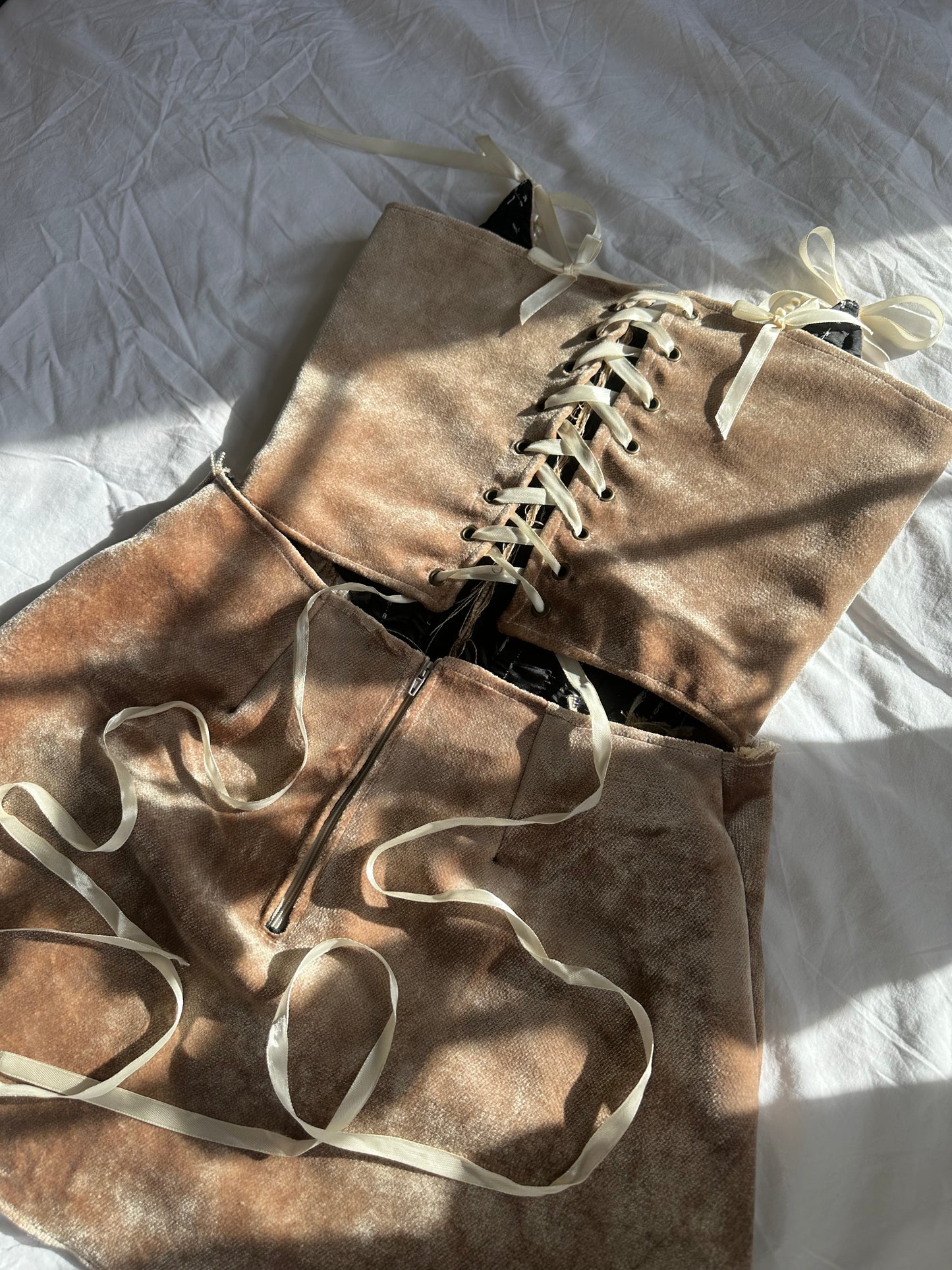 Caramel Pearl Dress