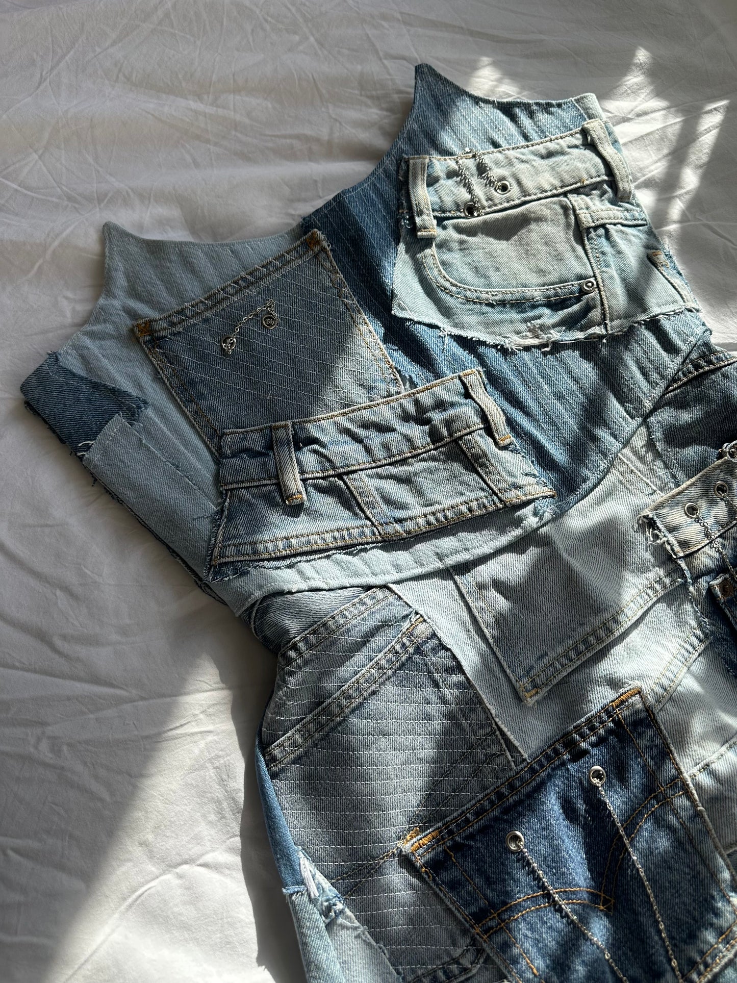 Chained Denim Dress