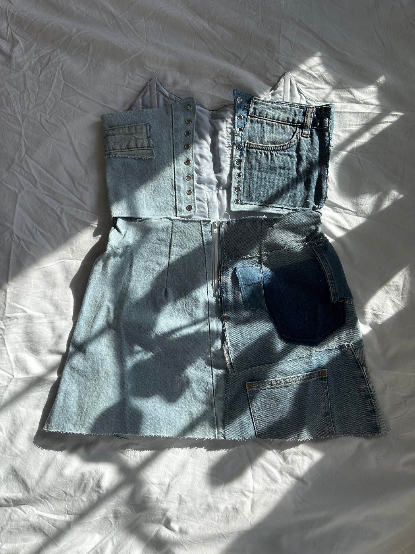 Chained Denim Dress