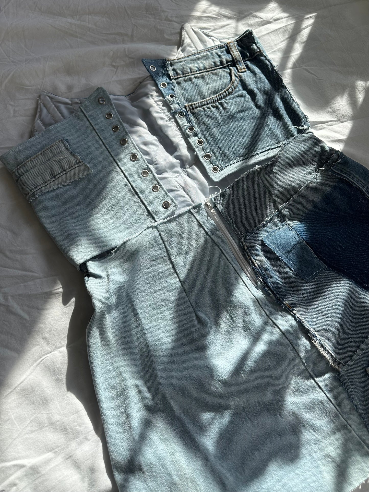 Chained Denim Dress